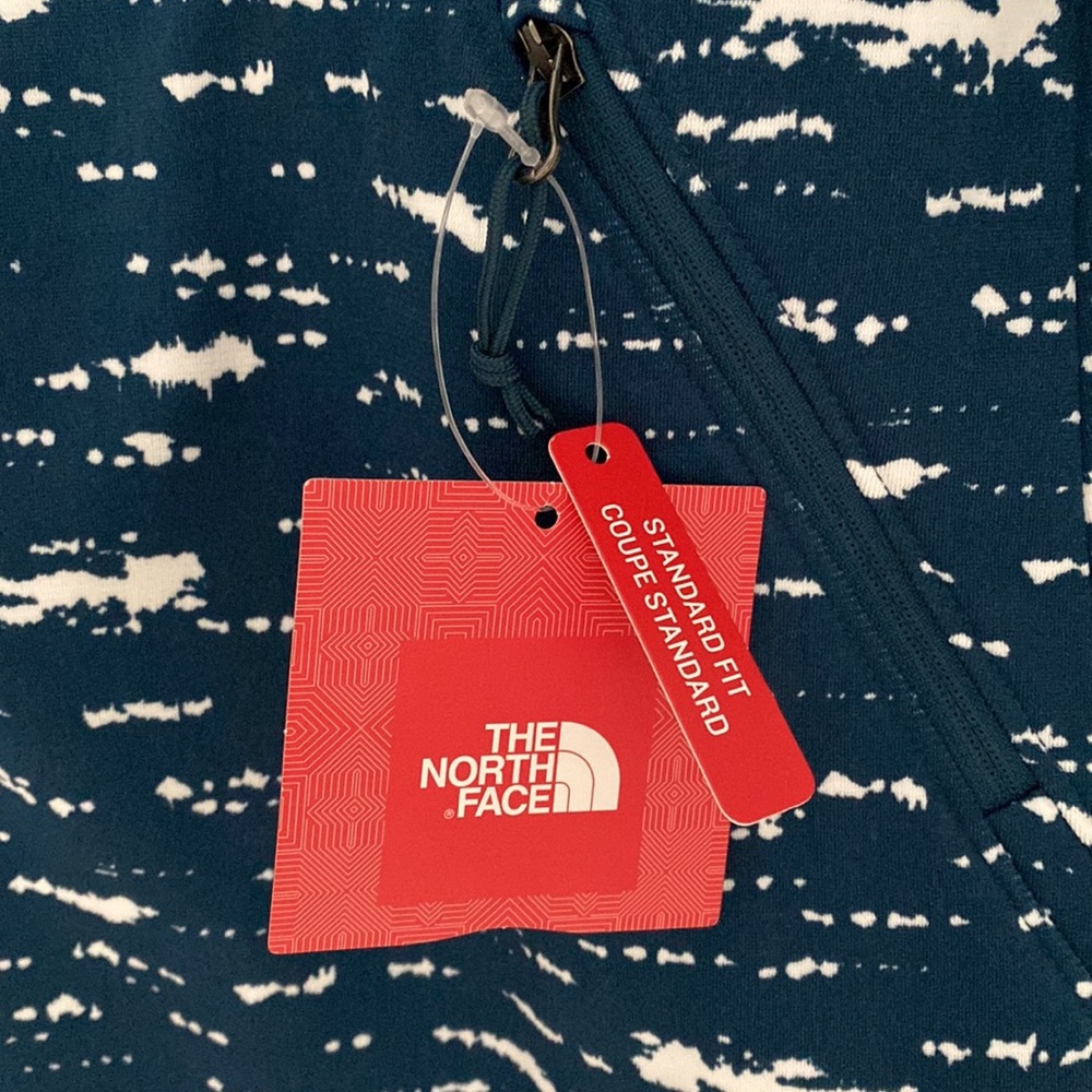 NEW The North Face 100 Cinder Full Zip Jacket Monterey Blue Print - sz Medium - Picture 7 of 7